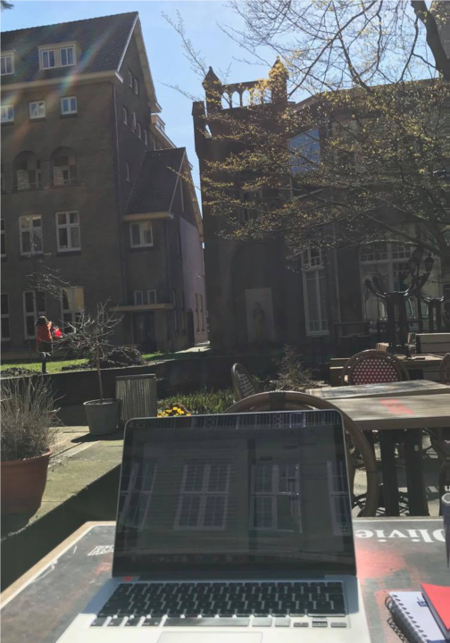 photo of the courtyard